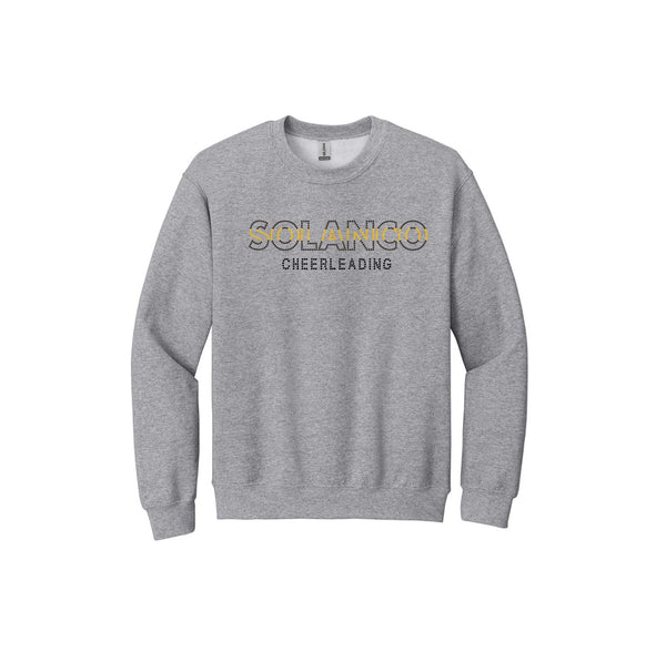 Solanco Cheer Crewneck with Rhinestones