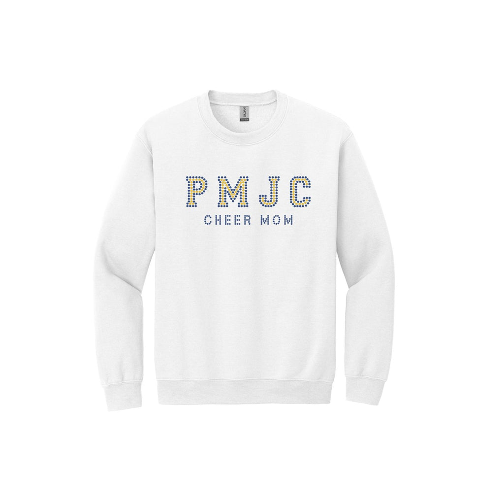 PMJC Rhinestone Cheer Mom crewneck