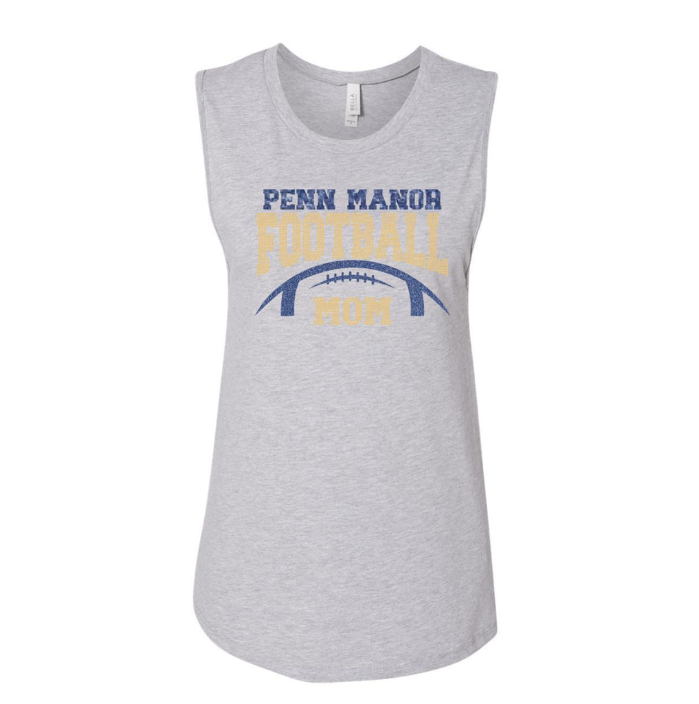 PM Football Mom Sparkle Tank
