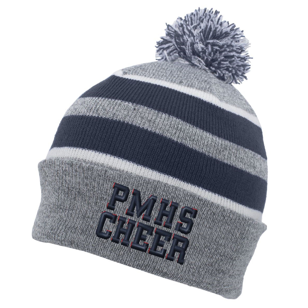 PMHS Cheer Pom Pom Beanie