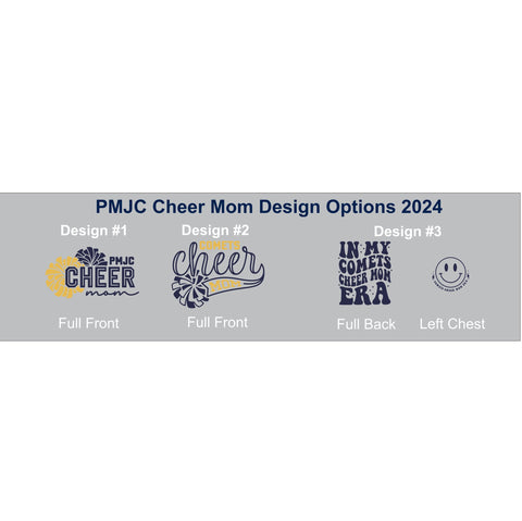 PMJC Cheer Mom Tee Shirt 2024