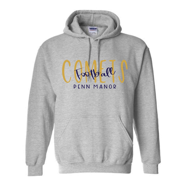 PMJC Embroidered Football Hoodie
