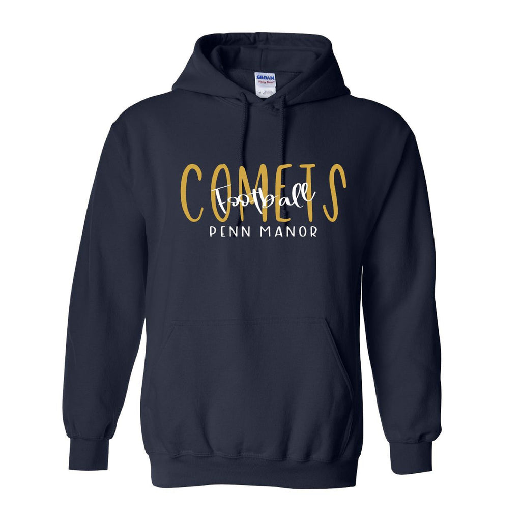 PMJC Embroidered Football Hoodie