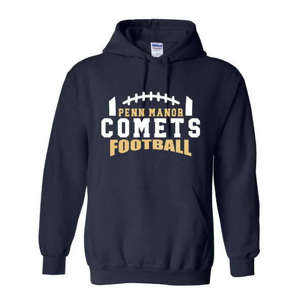 PMJC Printed Football Hoodie