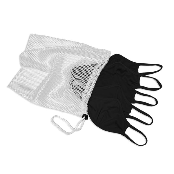 Five Face Mask Pack with Laundry Bag