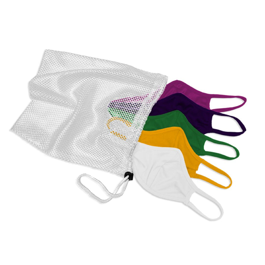 Five Face Mask Pack with Laundry Bag