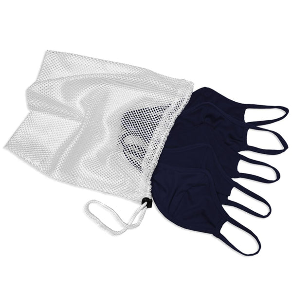 Five Face Mask Pack with Laundry Bag