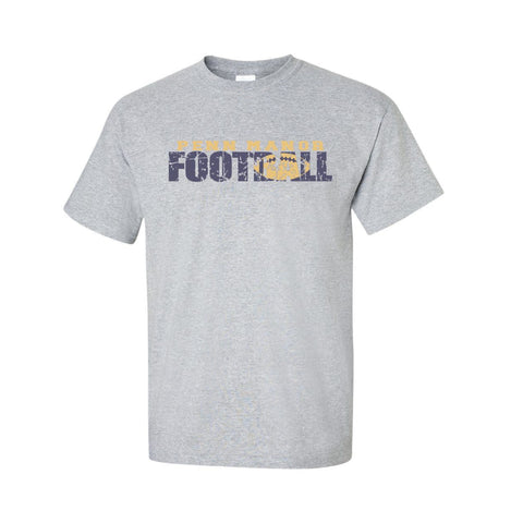 PMJC Football Distressed T-Shirt