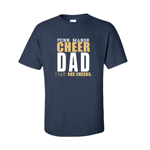PMJC Cheer Dad T-Shirt
