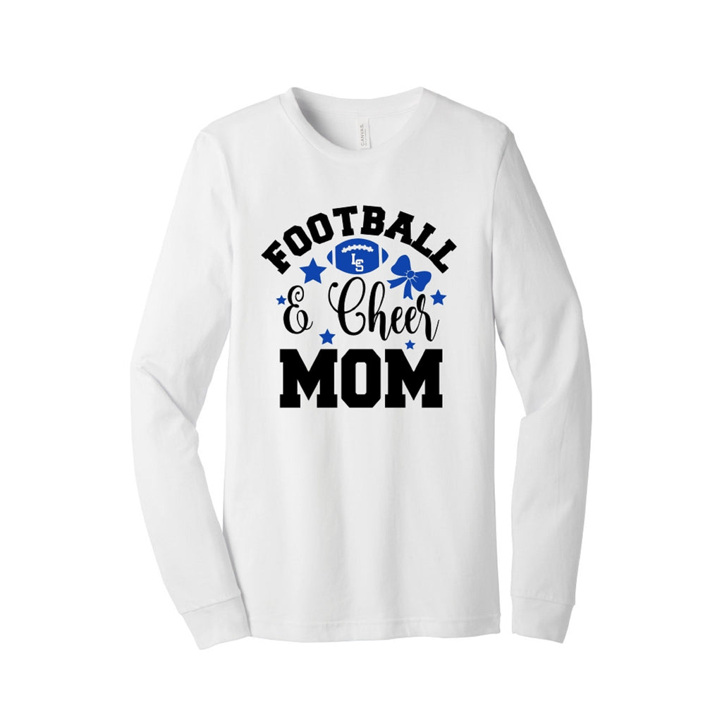 LS Football Cheer Mom Long Sleeve