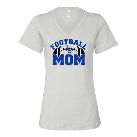 LS Football Mom V-Neck