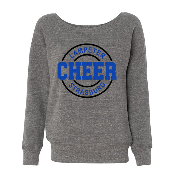 LS Cheer Wide Neck Sweatshirt