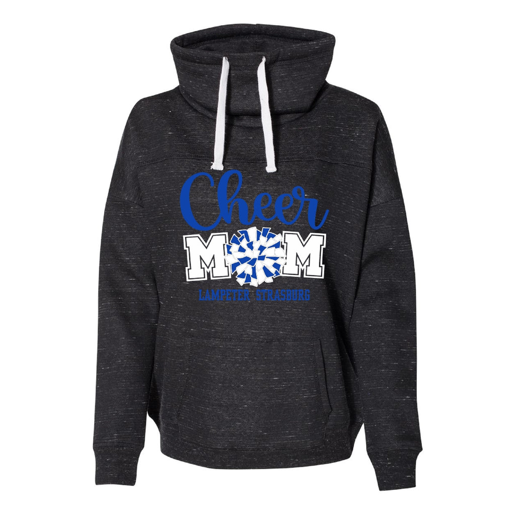 LS Cheer Women's Fleece Cowl Neck Sweatshirt