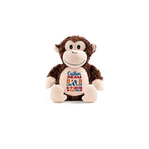 Huggles Monkey Cubbie