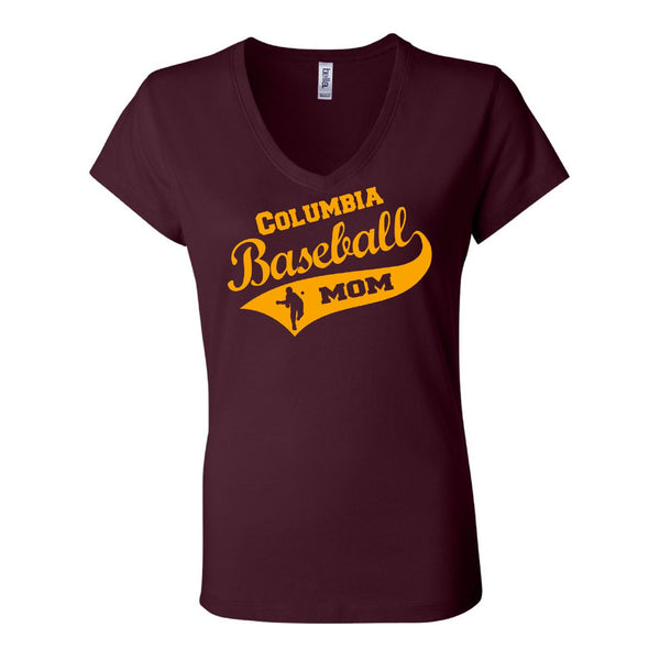 Columbia Tide Baseball Mom T-Shirt