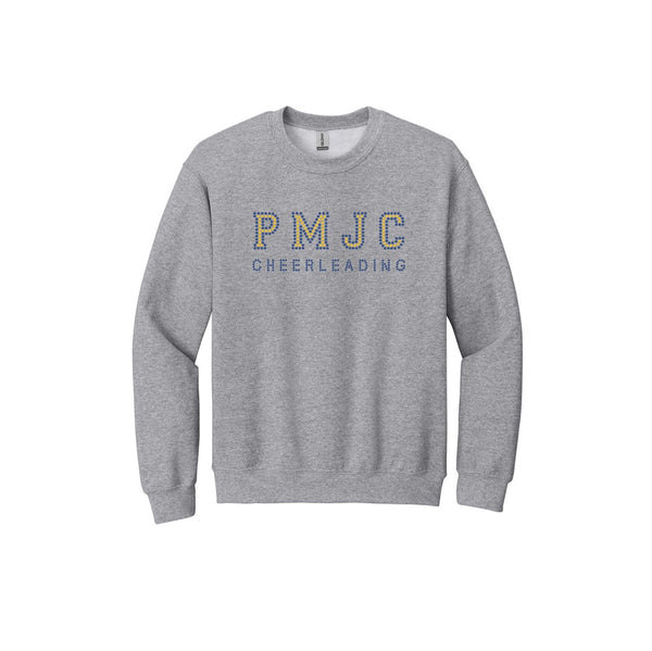 PMJC Rhinestone Cheerleading Crewneck