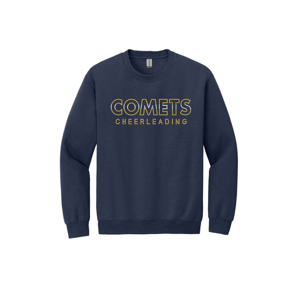PMJC Rhinestone Cheerleading Crewneck