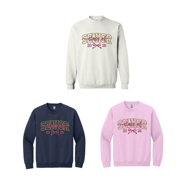 Senior 2026 Embroidered Crewneck