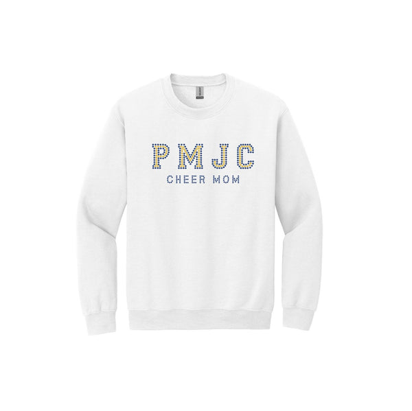 PMJC Rhinestone Cheer Mom crewneck