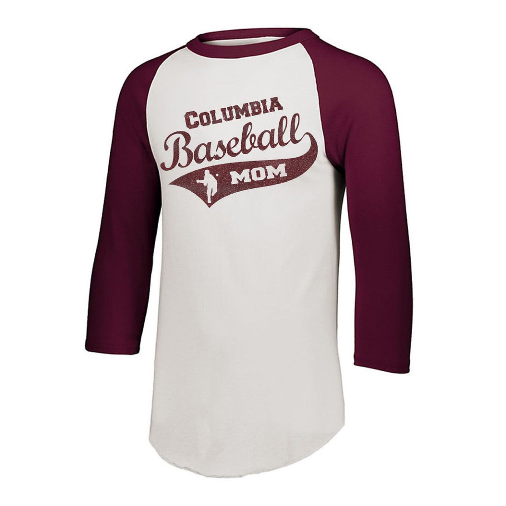Columbia Baseball Mom Raglan Shirt