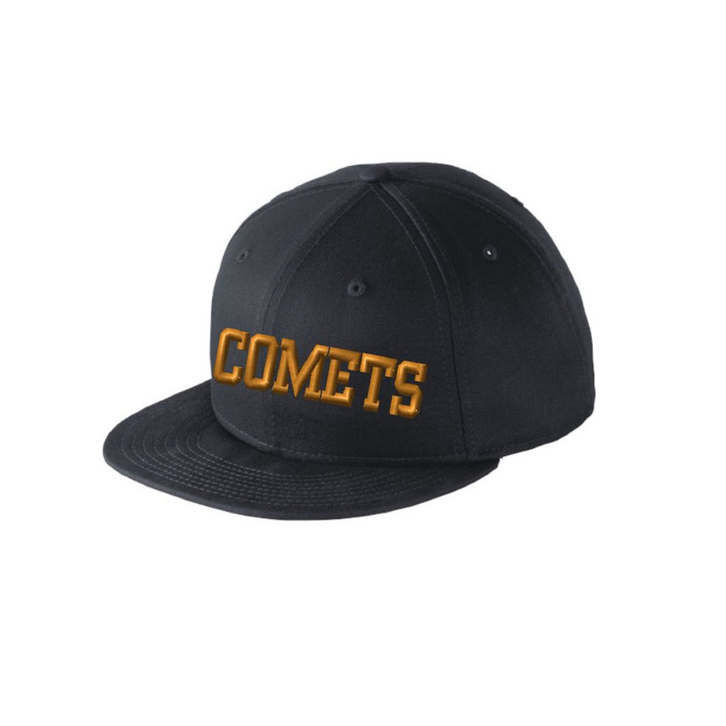 PMJC Comets Snapback Flat Brim Hat