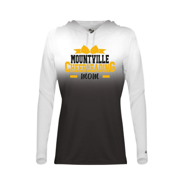 Mountville Cheer Mom Ombre Hooded Tee