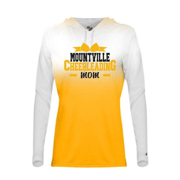 Mountville Cheer Mom Ombre Hooded Tee