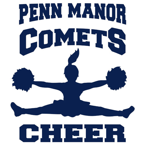 PM Comets Cheer Decal
